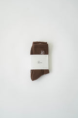 luméa cacao pilates sock in its packaging