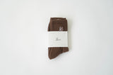 luméa cacao pilates sock packaging, horizontal